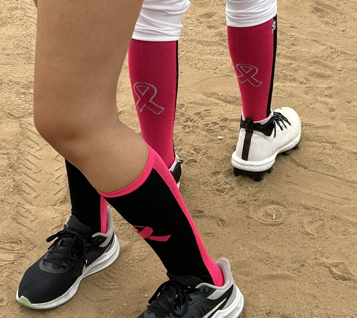 POWER IN PINK DIRPPY SOCKS
