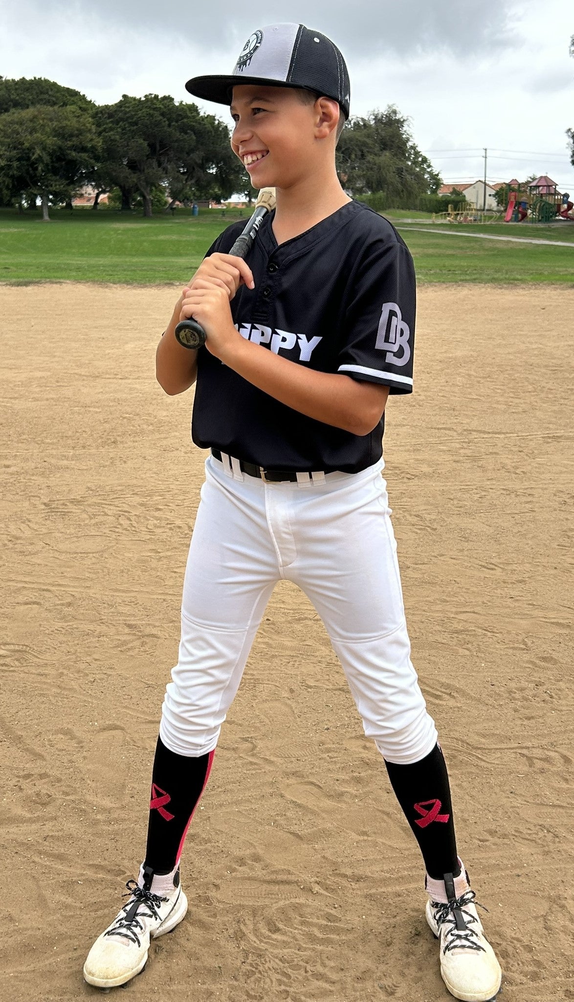 POWER IN PINK DIRPPY SOCKS