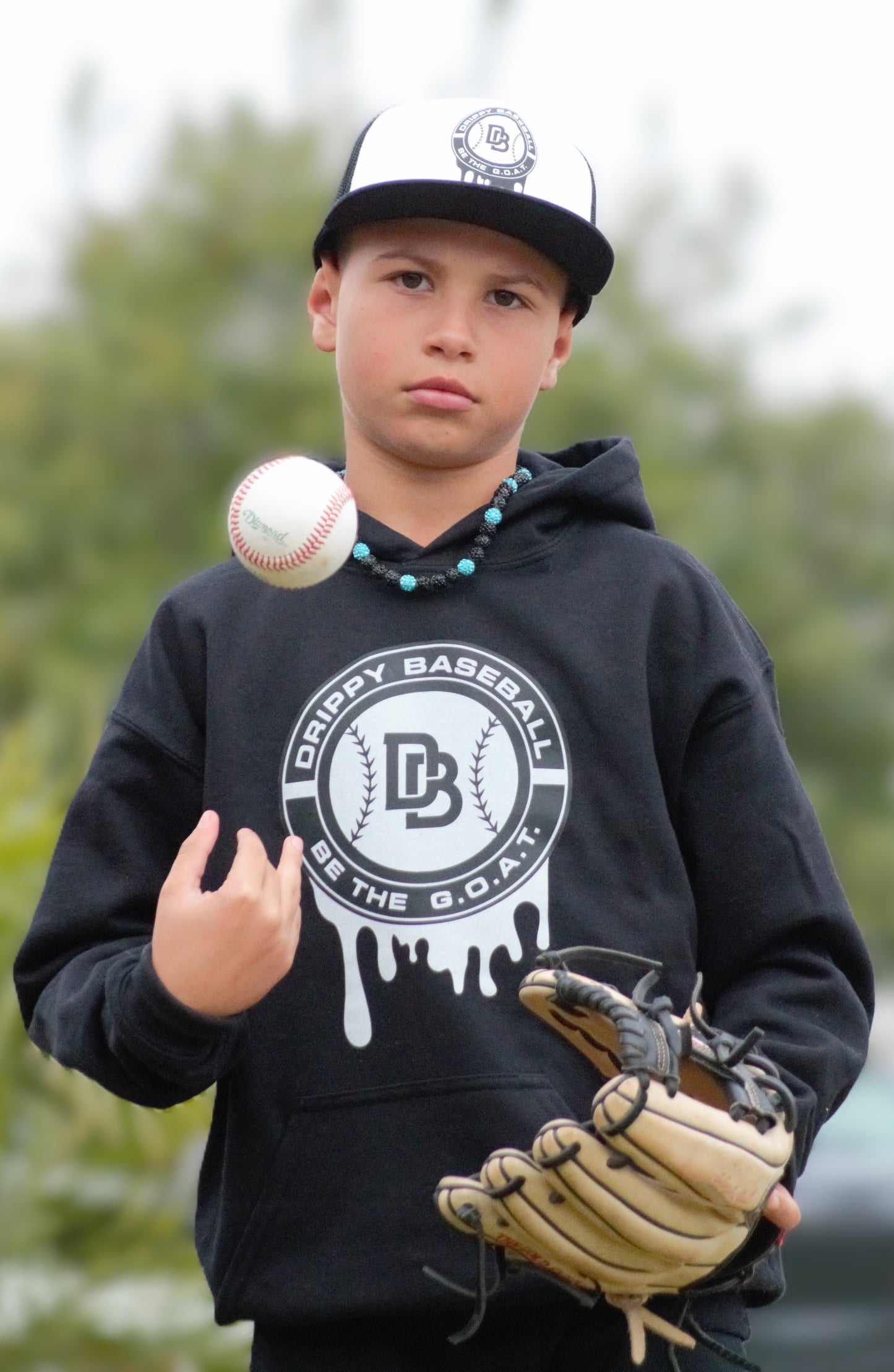 DRIPPY BASEBALL HOODIE