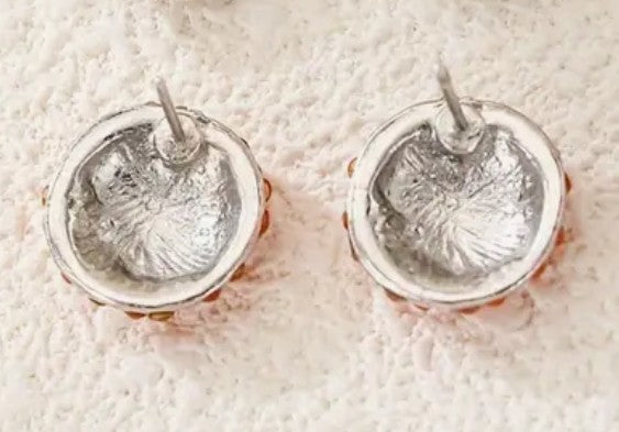 DRIPPY BASEBALL EARRINGS