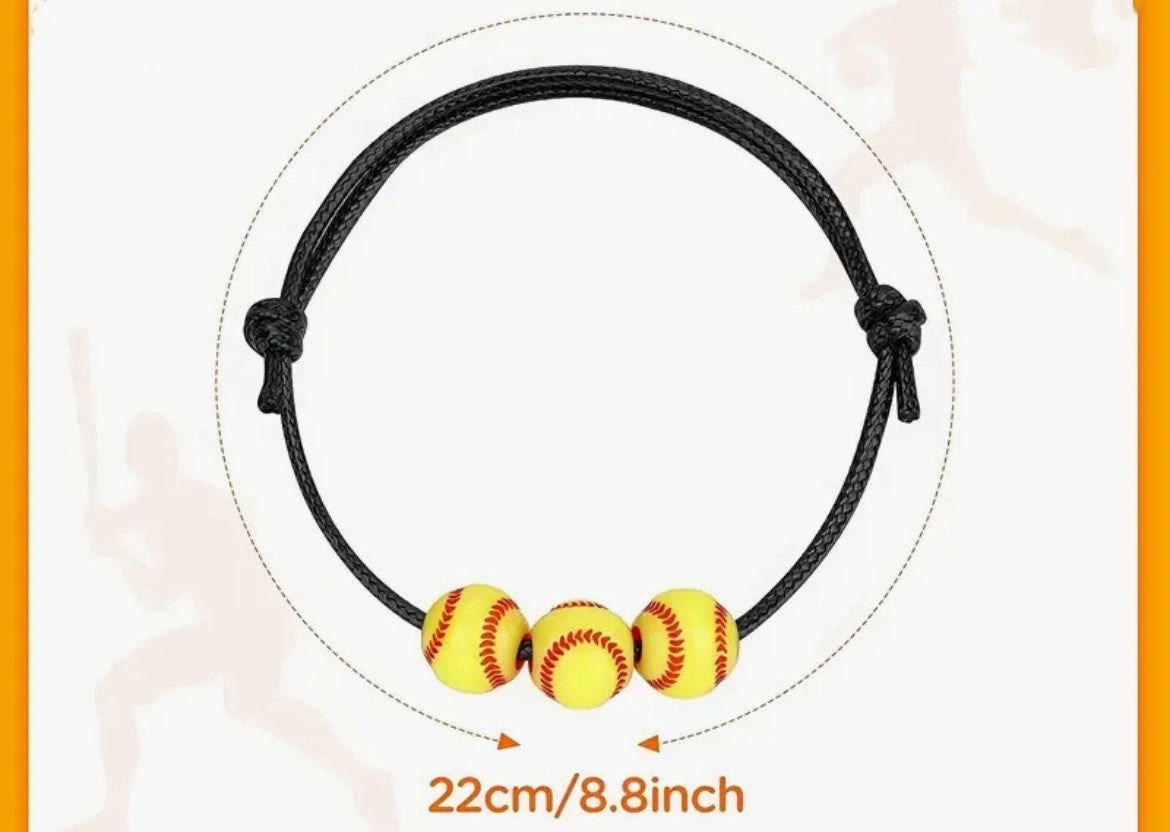 DRIPPY SOFTBALL BRACELET