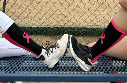 POWER IN PINK DIRPPY SOCKS